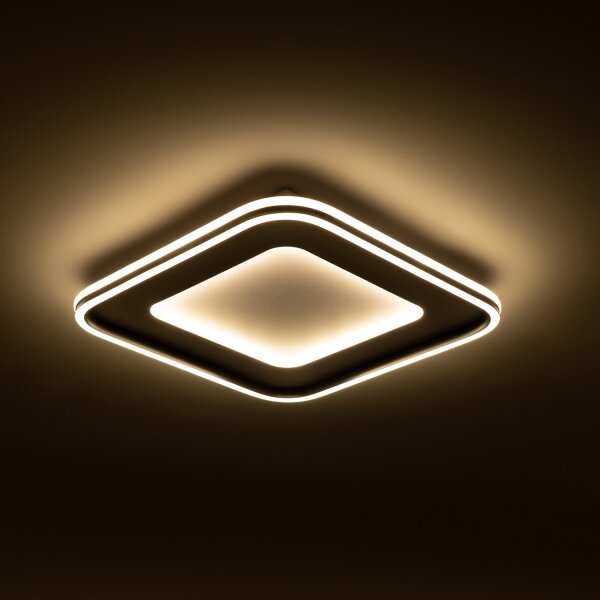 Brilagi - Lampada LED dimmerabile TRIVARO LED/88W/230V 3000-6000K 40x40 cm + telecomando