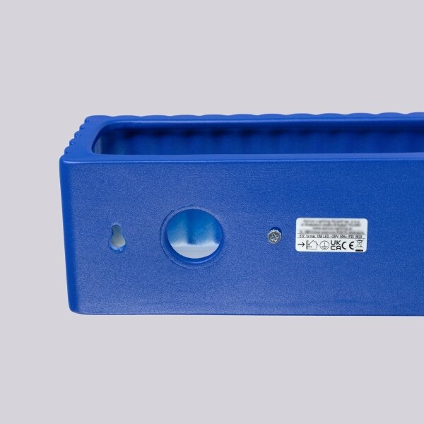Sollux SL.1889 - Applique RIGATA 1xE27/15W/230V ceramica/blu