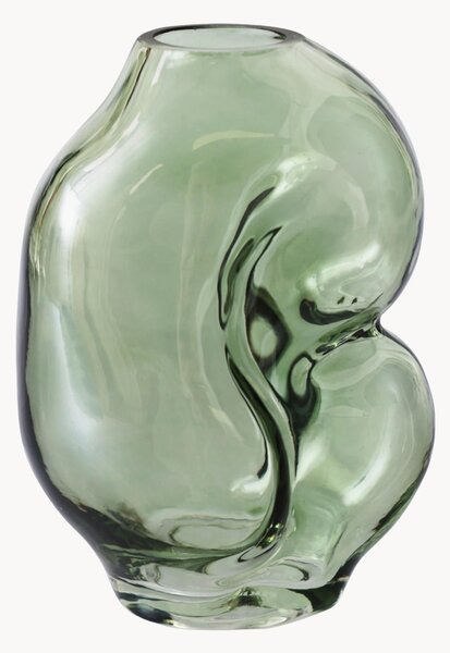 Vaso in vetro fatto a mano Gleam, Alt. 18 cm