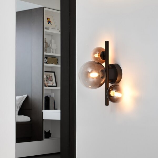 Brilagi - Applique LED MILLA 3xG9/3W/230V marrone/marrone fumé