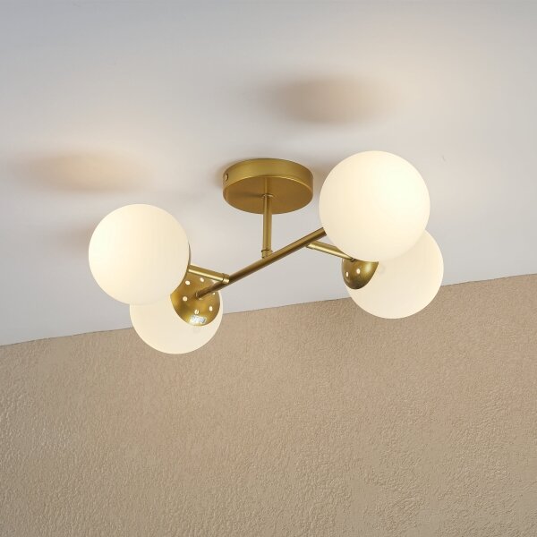 Brilagi - Plafoniera MALONY 4xE14/20W/230V dorata