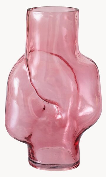 Vaso in vetro fatto a mano Gleam, Alt. 32 cm