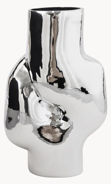 Vaso in vetro fatto a mano Gleam, Alt. 32 cm