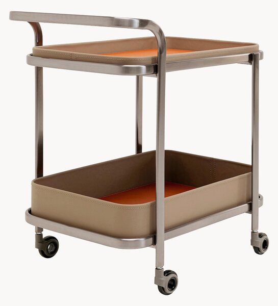 Carrello di servizio in metallo Odo