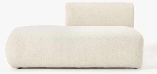 Chaise longue componibile in teddy Sofia