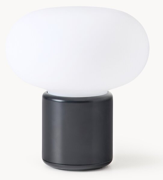 Lampada da tavolo piccola portatile Karl-Johan, luce regolabile