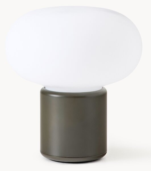 Lampada da tavolo piccola portatile Karl-Johan, luce regolabile