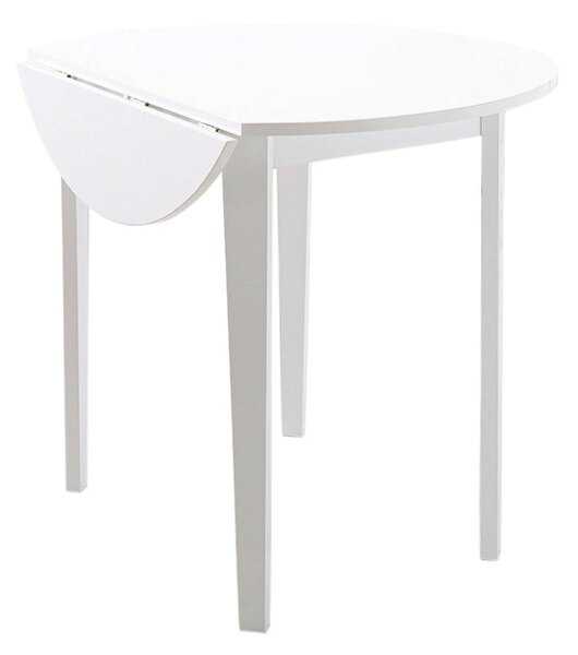 Tavolo da pranzo pieghevole bianco Quer, ⌀ 92 cm Trento - Støraa