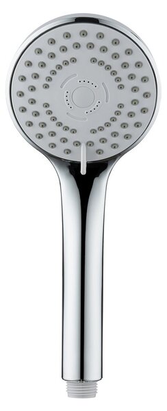 Soffione doccia con tubo flessibile in argento lucido Basic Line - Wenko