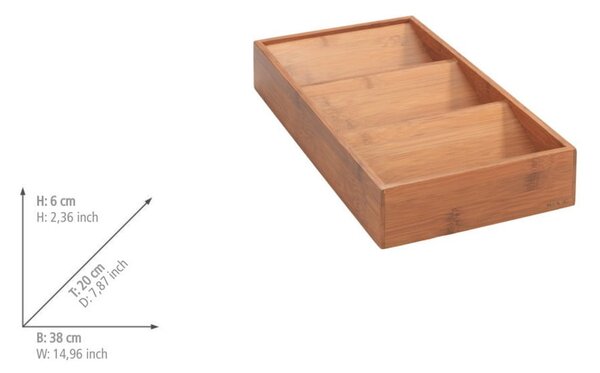 Organizzatore in bambù per spezie - Wenko