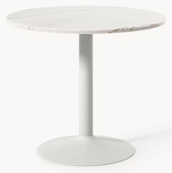 Tavolo rotondo in marmo Miley, Ø 90 cm