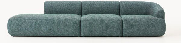 Chaise longue componibile 2 posti in bouclé Sofia