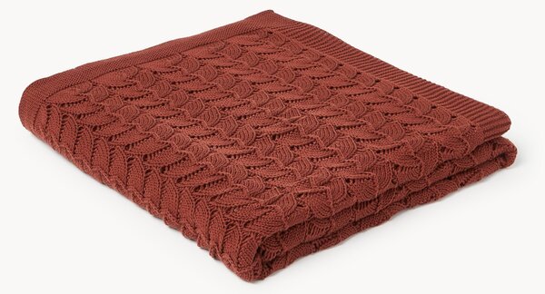 Coperta in cotone a maglia Vera