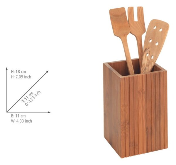 Supporto in bambù per utensili da cucina Mera - Wenko