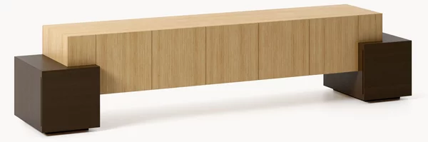 Mobile TV in legno Pino