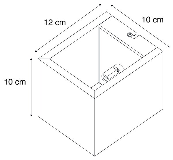 Set di 4 lampade da parete intelligenti in legno di rovere con Wi-Fi G9 - Transfer