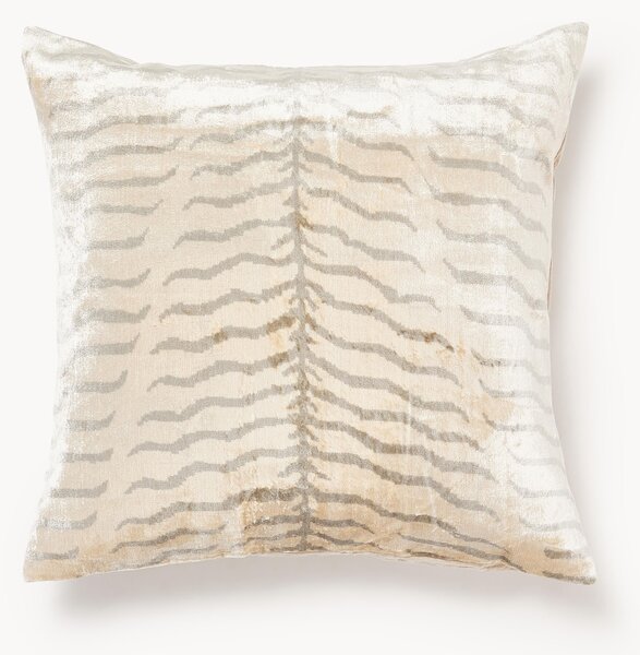 Copricuscino in viscosa con motivo jacquard Helene
