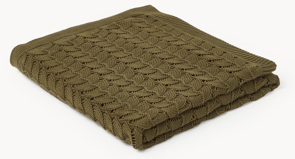 Coperta in cotone a maglia Vera