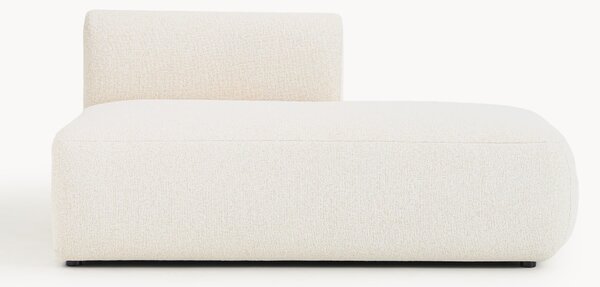 Chaise longue componibile in bouclé Sofia