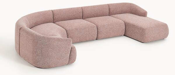 Divano XL componibile in bouclé Sofia