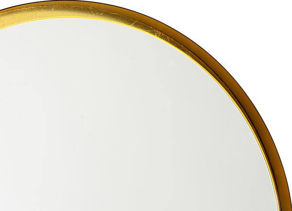 Specchio da bagno nero con oro incl. LED e dimmer touch - Pim