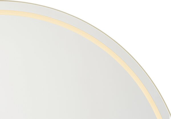 Specchio da bagno moderno 60 cm con LED e dimmer touch - Sebas