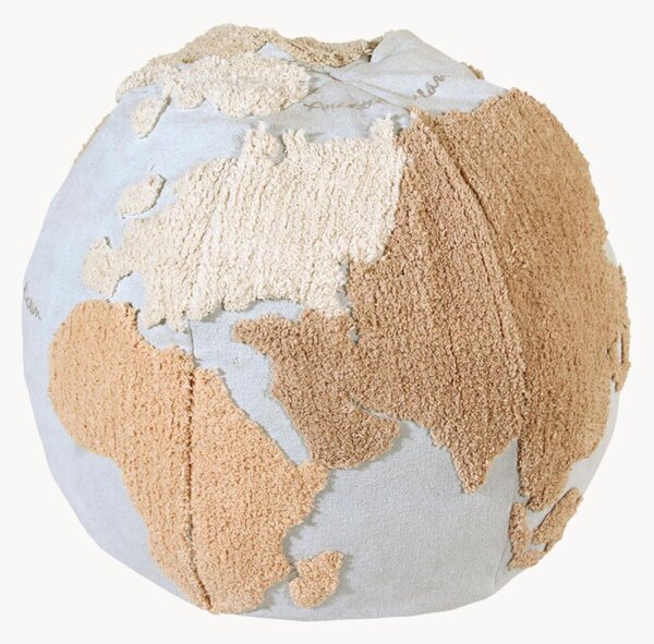 Pouf per bambini fatto a mano World Map