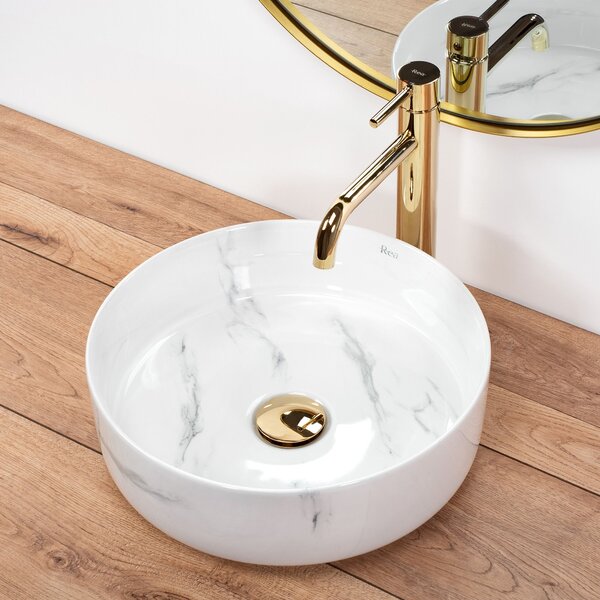 Lavabo da appoggio Rea Sami Nature Marble