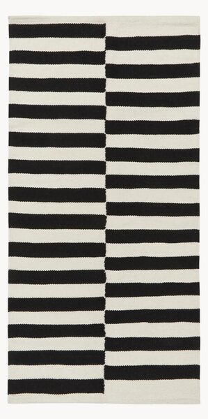 Tappeto Kilim a righe tessuto a mano Donna