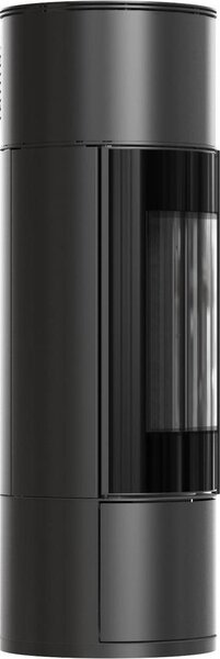 Stufa in acciaio KRATKI AMBLER Ø 150 7 kW rivestimento nero