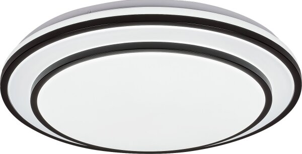 Rabalux 2130 - Plafoniera LED dimmerabile LUPITA LED/40W/230V nera + telecomando