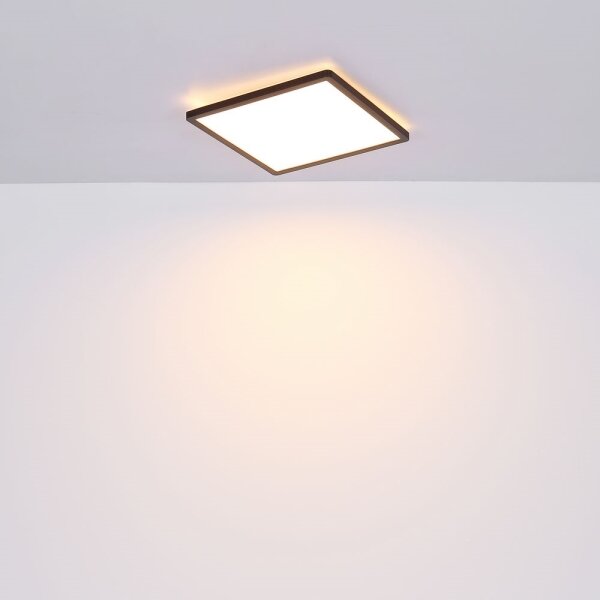 Globo 41563-24B - Plafoniera LED da bagno SAPANA LED/24W/230V IP44 nero