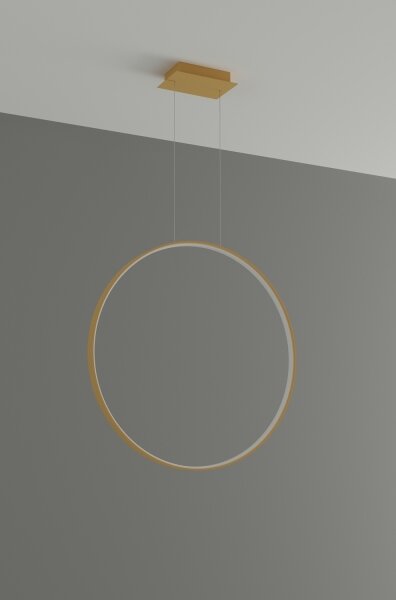 Thoro TH.175 - Lampadario LED a sospensione con filo RIO LED/50W/230V CRI90 3000K diametro 78 cm oro