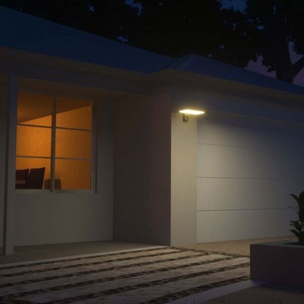 Lampada solare da parete LED con sensore 15W 3,2V 4000K/6000K IP65 nera