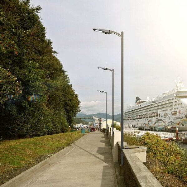 Lampada stradale solare LED con sensore LED/40W/9,6V IP65 6000K + TC