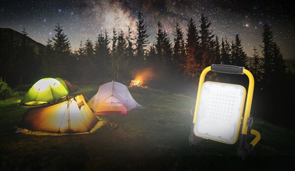 Aigostar - Proiettore ricaricabile dimmerabile LED/100W/5V 6500K IP65 15000 mAh