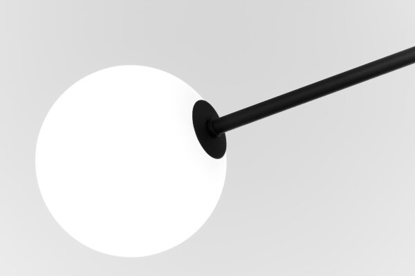 Jupiter 1998 - Lampadario a sospensione con supporto rigido MOKA 4xGU10/10W/230V + 4xG9/10W/230V nero/bianco