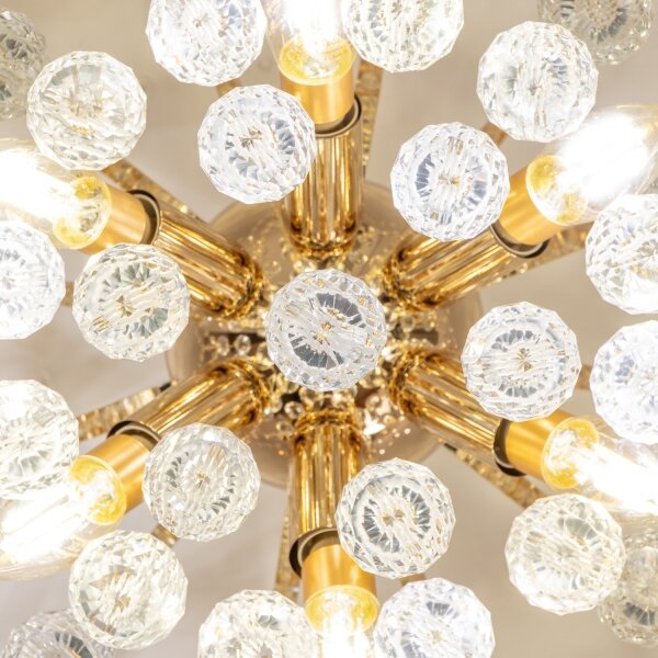 Brilagi - Lampadario a plafone CRYSTAL 6xE14/60W/230V oro