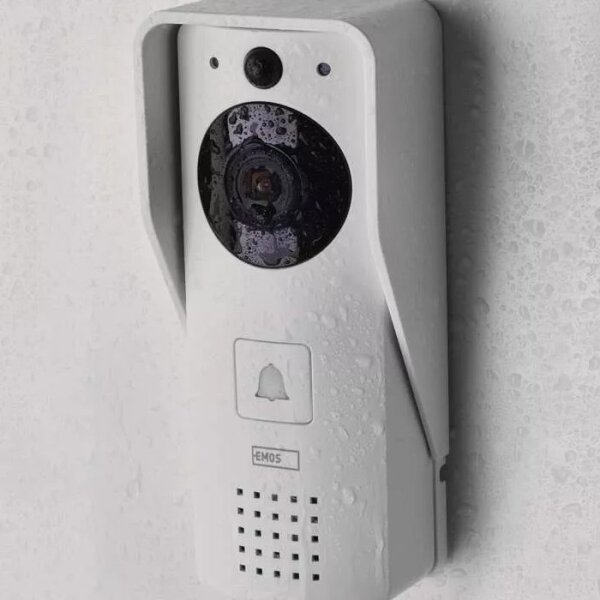 Campanello video wireless GoSmart 4400 mAh 3xAA IP44 Wi-Fi Tuya con pannello sol