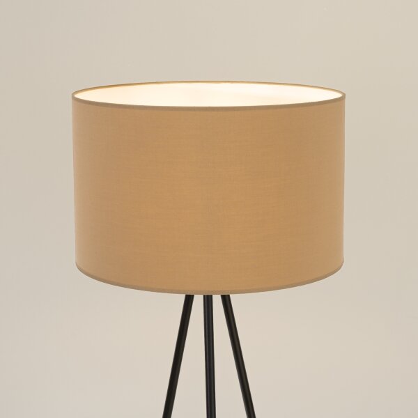 Sollux SL.1853 - Lampada da terra NEVIA 1xE27/15W/230V tortora