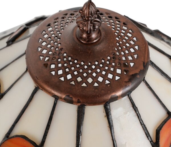 Brilagi - Lampada da tavolo Tiffany in vetro colorato FOLIA 1xE27/60W/230V