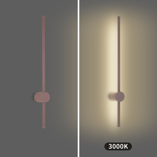 Brilagi - Applique da esterno AURA LED/12W/230V 3000K IP54 65 cm marrone CRI 90