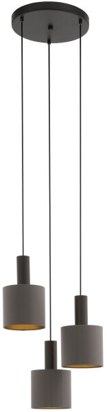 Eglo 97684 - Lampadario a sospensione con filo CONCESSA 1 3xE27/60W/230V