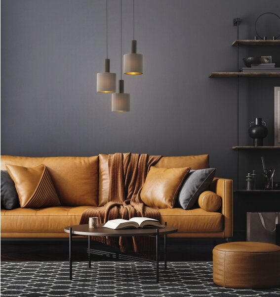 Eglo 97684 - Lampadario a sospensione con filo CONCESSA 1 3xE27/60W/230V