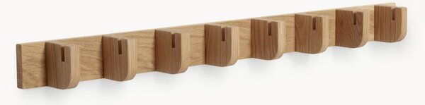 Appendiabiti da parete in legno di quercia Nomad
