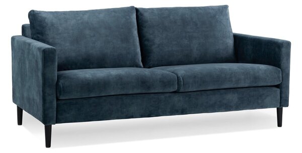 Divano in velluto blu scuro 153 cm Adagio - Scandic