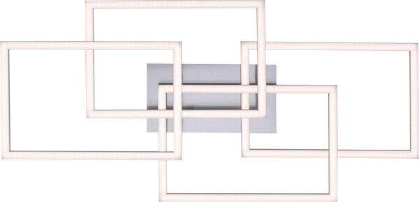 Plafoniera LED, ALU, dimmerabile, lunghezza 70 cm, IVEN