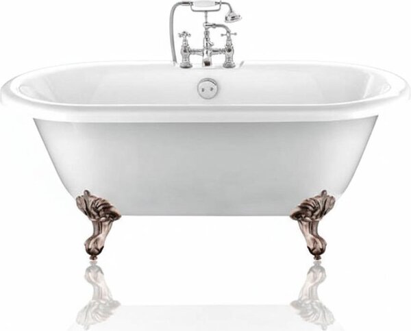 Vasca da bagno freestanding con piedi CHELSEA eagle feet OLD COPPER 170 cm