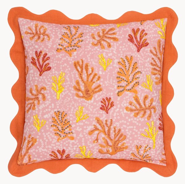 Cuscino in cotone Coral