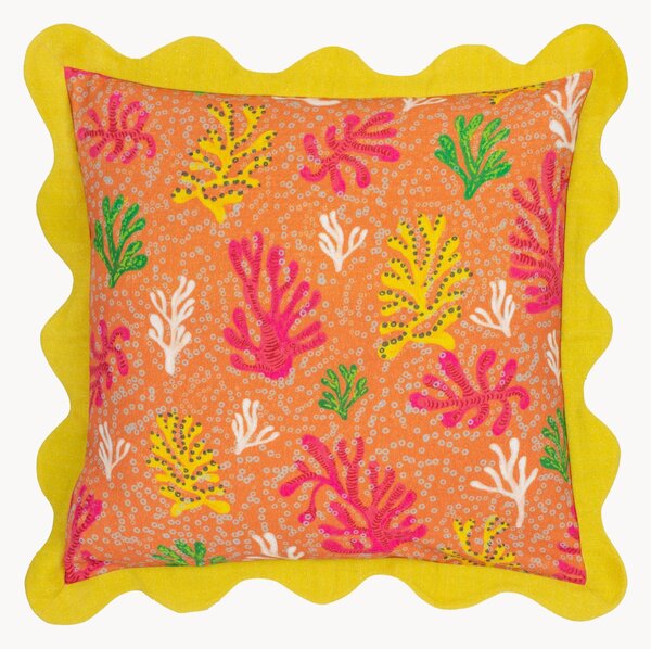 Cuscino in cotone Coral